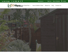 Tablet Screenshot of diy-plans.com